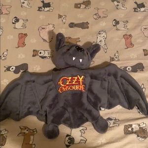 Ozzy Osbourne plush bat with detachable head